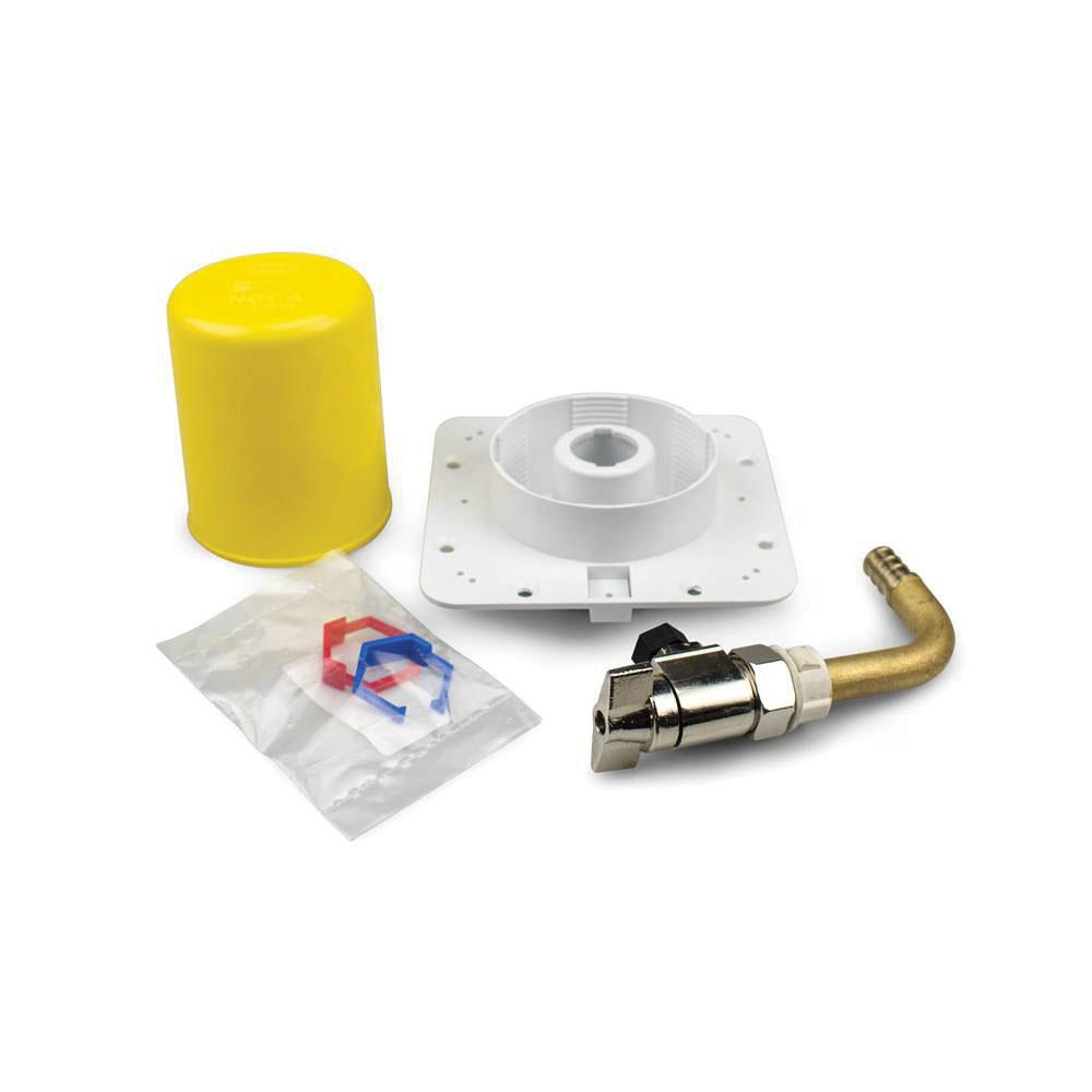 Sioux Chief OmegaPlate 699 Series 1/2 inch Inlet x 3/8 inch Outlet F1807 PEX Inlet x Compression Outlet Single Valve Outlet Plate