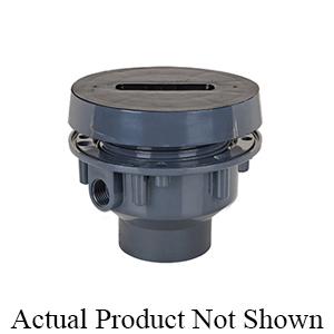 Sioux Chief 832 Series 832-35PF Adjustable On-Grade Floor Drain, 3 x 4 in Nominal, SCH 40 Hub, PVC
