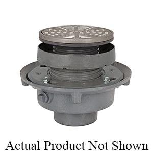 SawHorse 833-235D Finish Line&trade; Standard Top Above Grade Flashing Drain With Round Ring And Strainer, 3 inch; 1/Case