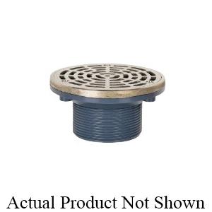 Sioux Chief 842 Series 842-36LNR Adjustable On-Grade Floor Drain With Ring and Strainer, 3 in Nominal, MIP, ABS