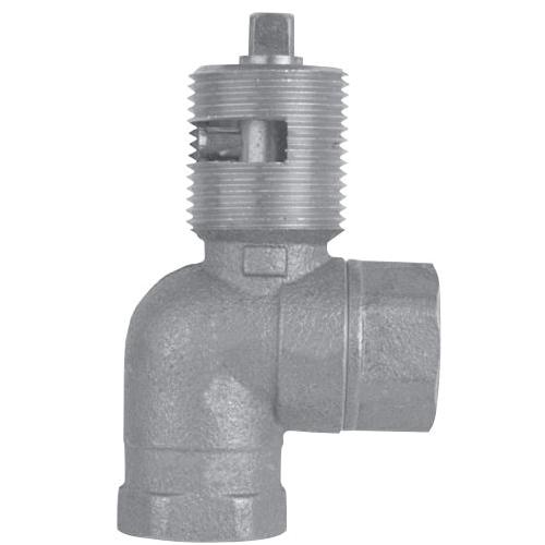 SawHorse 952 Cast Brass Angle Log Lighter Valve, FIP Thread x 3/4 inch NPSM Thread, 150000 BtuH