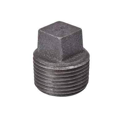 Southland® 521-803 Square Head Plug, 1/2 in, MNPT Connection, Pressure Class: 150 lb, Malleable Iron, Black Oxide