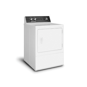 Speed Queen® DR5004WE 240V 30A 7 cu-ft 26-7/8 inch W x 28 inch D x 42-3/4 inch H Front Load Vented Electric Dryer with Steam Boost and Steam Refresh, Galvanized/White thumbnail 3