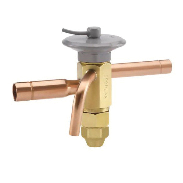 Sporlan® 110018 Thermostatic Expansion Valve, 3/8 x 1/2 in Nominal, Extended ODF Solder Connection, R-404A Refrigerant