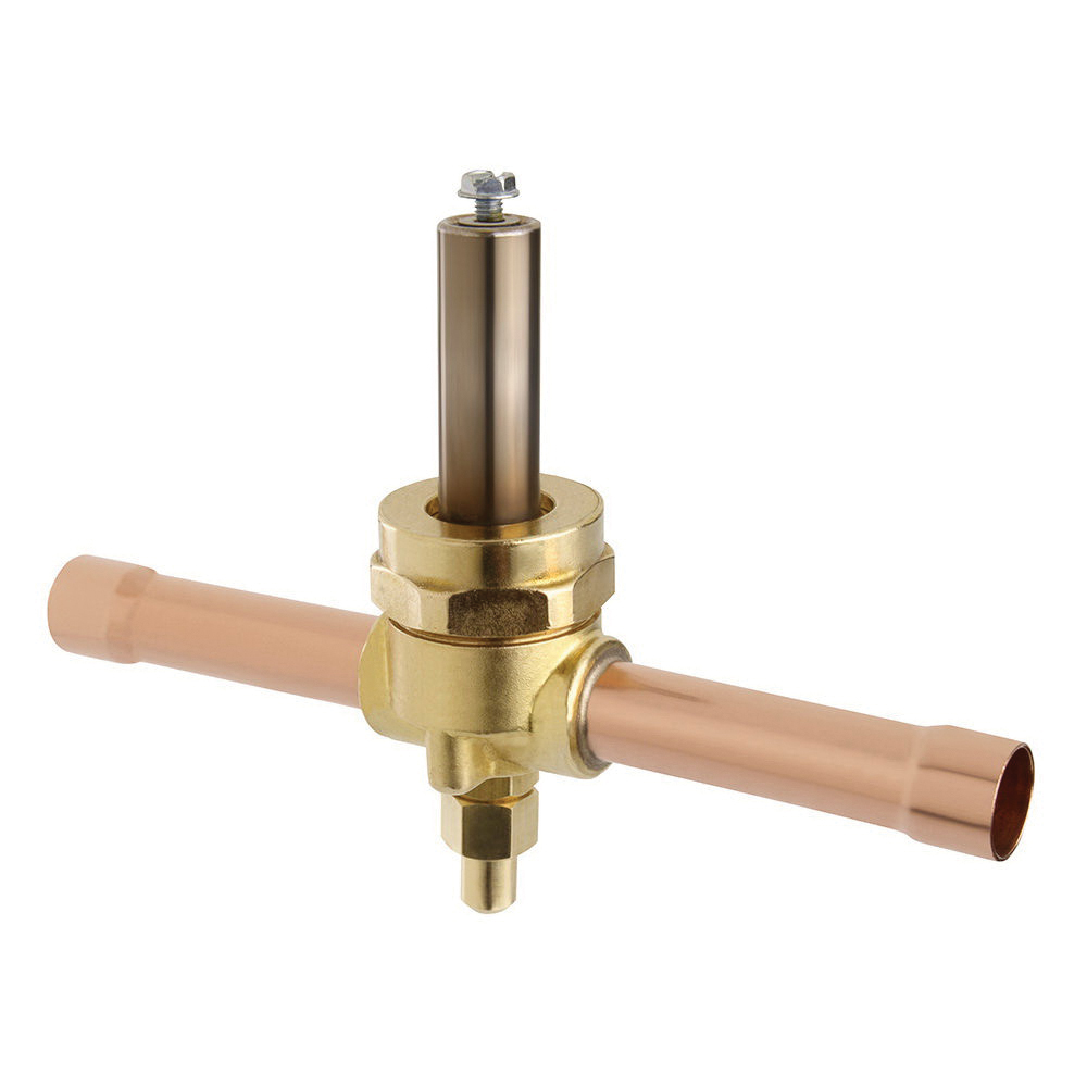 Sporlan® 4036-00 Solenoid Valve, 1-1/8 in Nominal, ODF Extended Solder Connection, 2-Way -Port/Way, Forged Brass Body