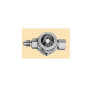 Sporlan® PSG Series PSG-3MF Sight Glass Moisture Indicator, 3/8 in Fitting, Female x Male Flare, 650 psi, Copper/Steel