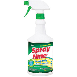 Spray Nine® 26832 Heavy-Duty Cleaner/Degreaser/Disinfectant, Liquid, Citrus, Ready-to-Use, 32 oz, Spray Can