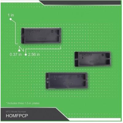 Square D Homeline PVC Filler Plate For Loadcenter and Circuit Breaker, 1 inch thumbnail 2