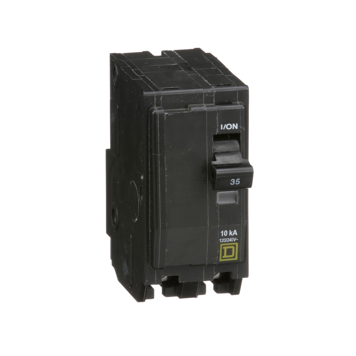 Square D QO™ QO235 Standard Miniature Circuit Breaker, 120/240 VAC, 35 A, 10 kA Interrupt, 2-Pole