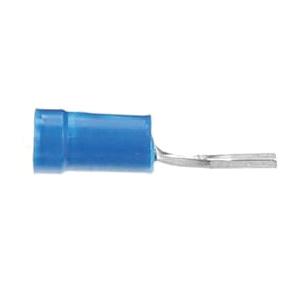 Sta-Kon® 14RB-10F Fork Terminal, 18 to 14 AWG Wire, Brazed Seam Barrel, Copper