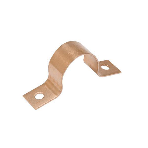 Streamline® WS-1100 Series A 02529 2-Hole Tube Strap, 1/2 in, 5/8 in Ma, Copper