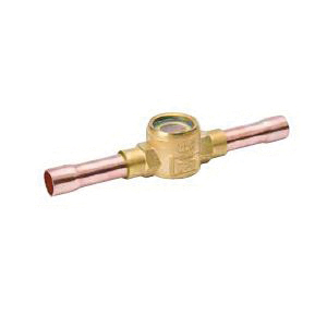 Streamline® A 18117 Sight Glass Moisture Indicator, 5/8 in Fitting, Solder Connection, 775 psi Pressure, Brass