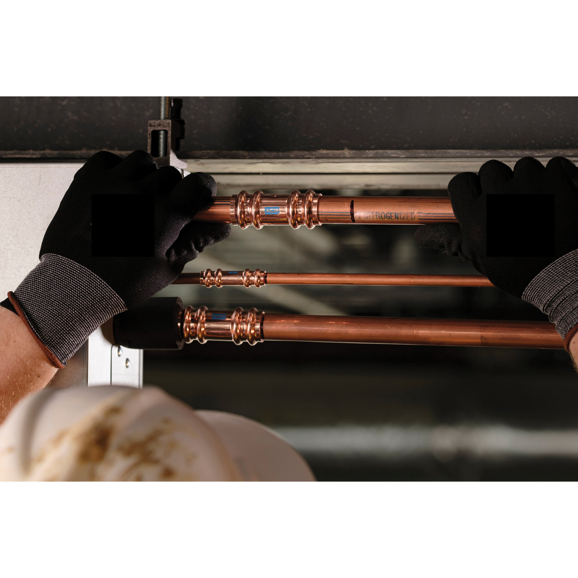 Streamline&reg; RP07012 Cap, 1-3/8 in Press, Copper