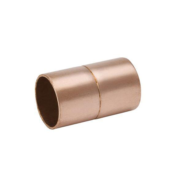 Streamline&reg; WC-400 Series W 10107 Solder Joint Coupling, 4 in Cup x 4 in Cup, Copper