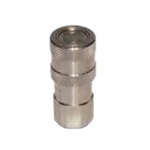 Stucchi® FL Series 802401110 Flat Face Coupler, 3/4 in Female x 3/4 in NPT, Stainless Steel