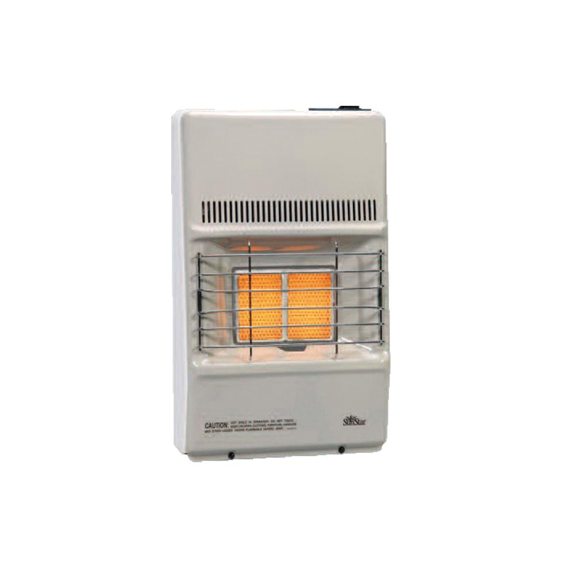 SunStar® SC10T-1-NG Infrared Heater, 9500 Btu/hr, Piezo Ignition, 7 to 14 in-WC Pressure