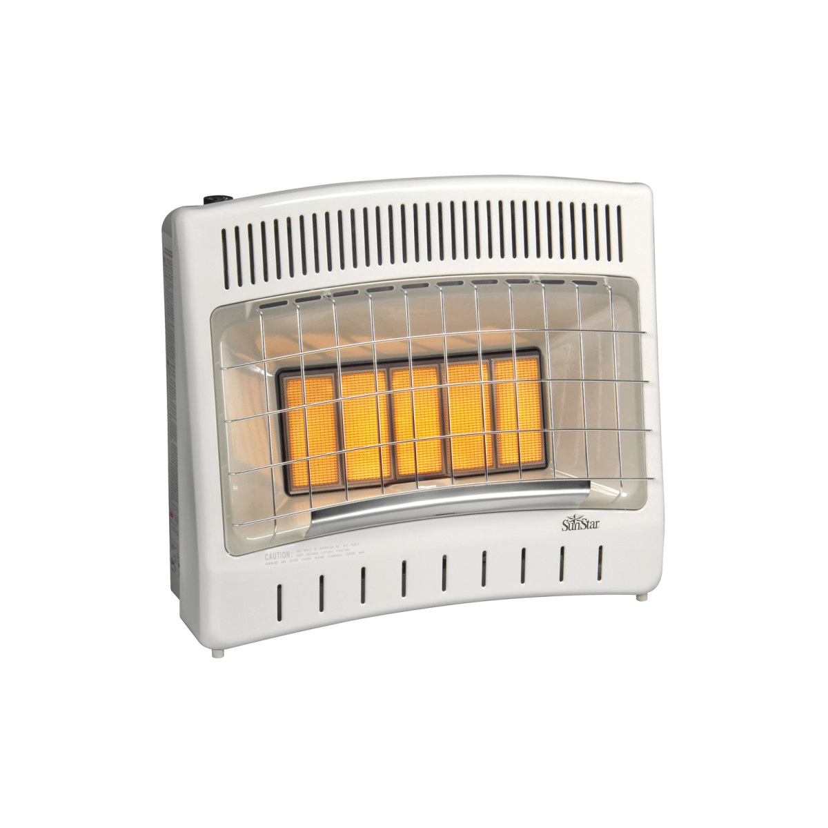 SunStar® SC30T-1-NG Infrared Heater, 30000 Btu/hr, Piezo Ignition, 7 to 14 in-WC Pressure