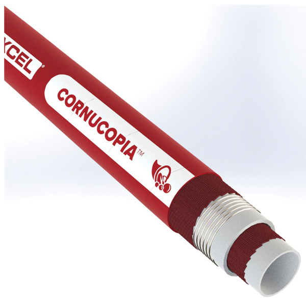 TEXCEL® FDA-1.0-100 All-Purpose Sanitary Hose, 1 in Nominal, 100 ft L, 150 psi, EPDM Tube, Red