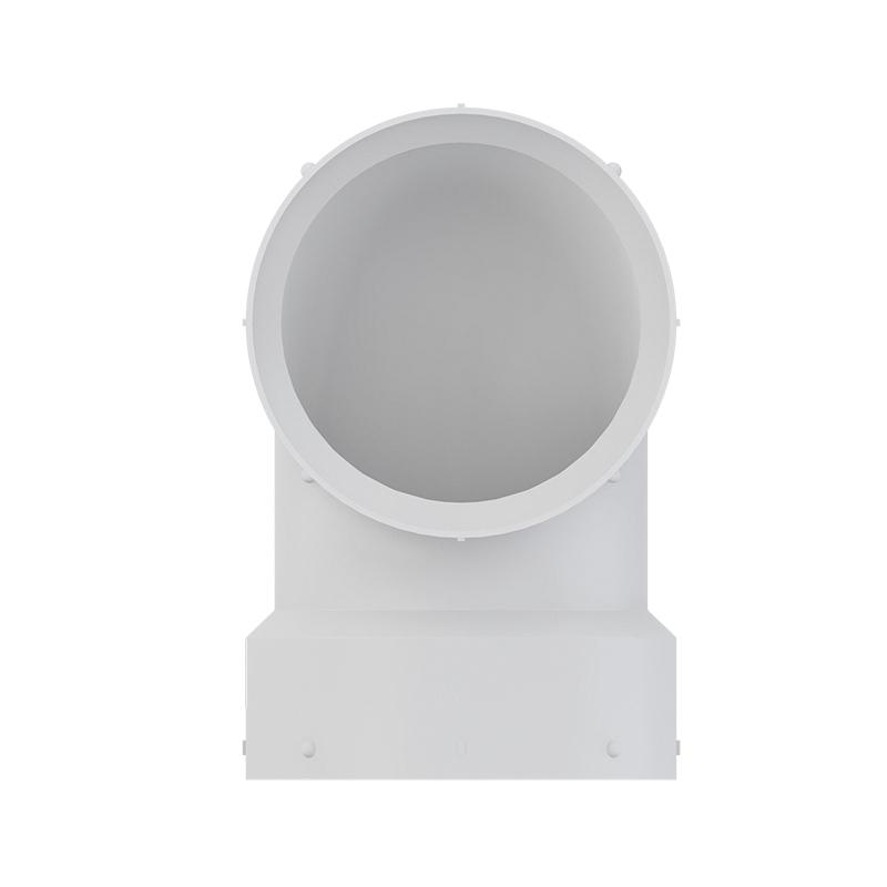 TIGRE 319-3393 DWV 1/6 Bend Elbow, 2 in Hub x 2 in Hub, PVC