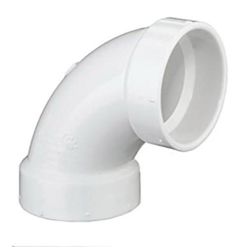 Tigre 319-3395 Pipe Elbow, 4 in Hub x 4 in Hub, PVC