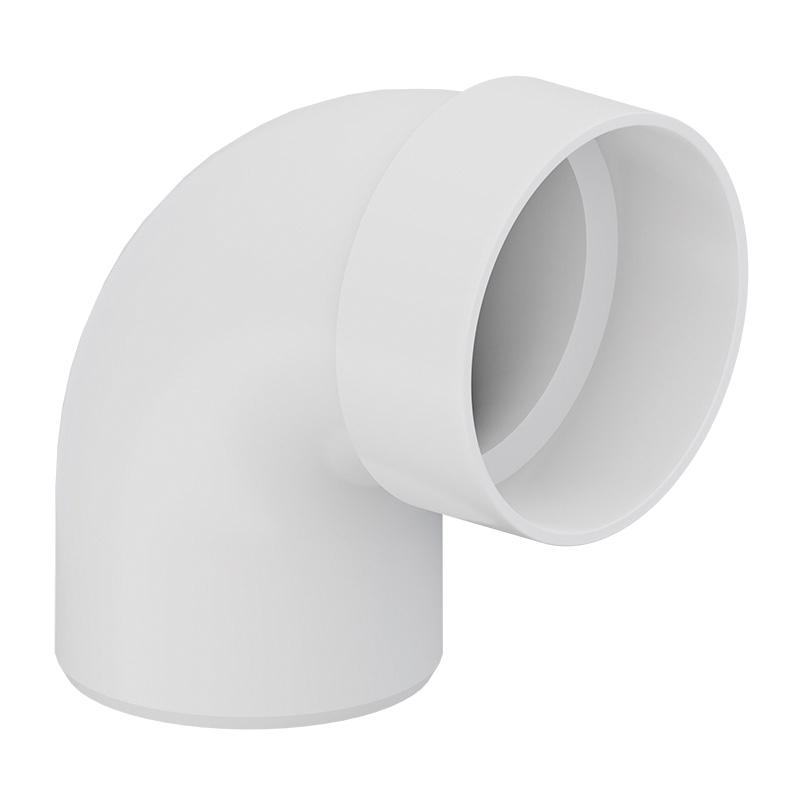 TIGRE 36-2062 90 deg Elbow, 4 in Hub x 4 in Solvent Weld, PVC, SDR 35