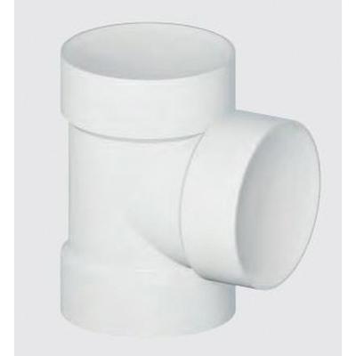 TIGRE 36-6557 Tee, 4 in Hub x 4 in Hub x 4 in Hub, PVC, SDR 35