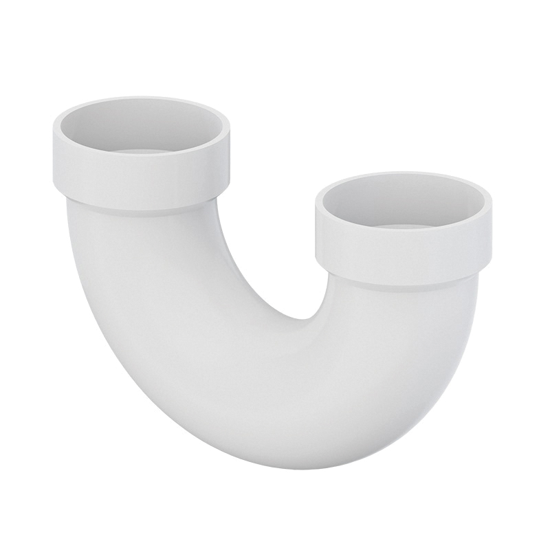 TIGRE 700-3655 DWV Return Bend, 3 in Hub x 3 in Hub, PVC