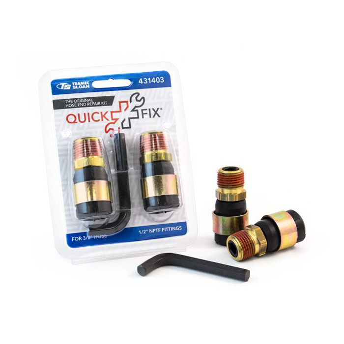 TRAMEC SLOAN 431403 Quick-Fix Kit, 1/2 in Fitting, NPTF Connection