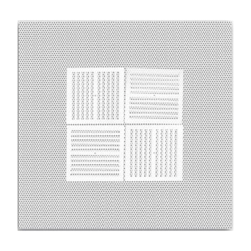 TRUaire® 1010MAR Return Air Grille, 10 x 10 in, Steel, Powder-Coated, White