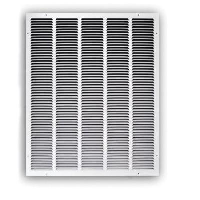 TRUaire&reg; 170 24X30 Return Air Grille, 24 x 30 in, Steel, Powder-Coated, White