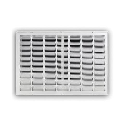 TRUaire® 190RF Series 190RF 36X24 Return Air Filter Grille, 36 x 24 in, Steel, Powder-Coated, White