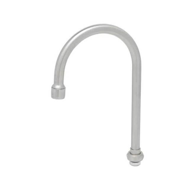 T&S Gooseneck Swivel Spout, 5-11/16 inch, Chrome