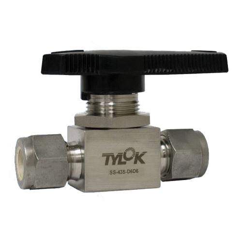 1/2 TYLOK #SS-45-D8D8 TUBE SS BALL VALVE