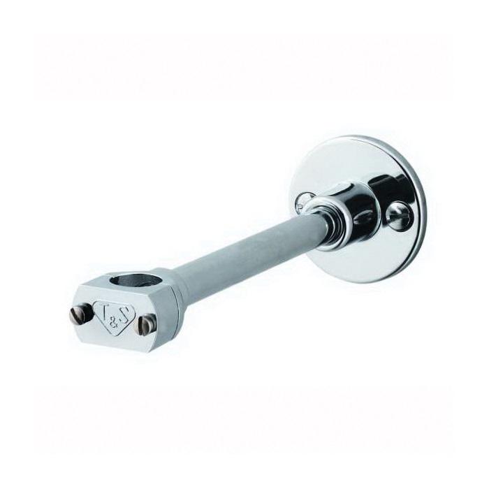 T&S Brass T&S B-0109-01 Wall Bracket Assembly, Brass, Polished Chrome