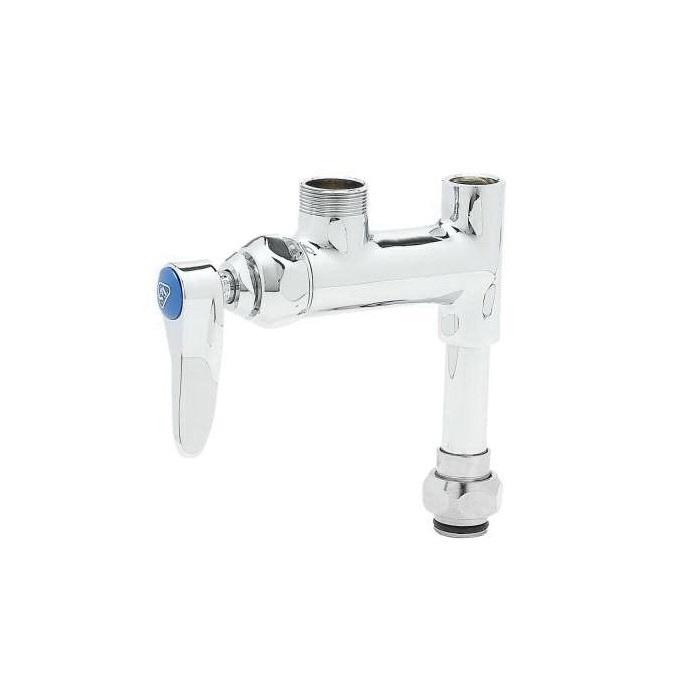 T&S Add On 1-Handle Nozzle Faucet with Lever Handle, 12 inch