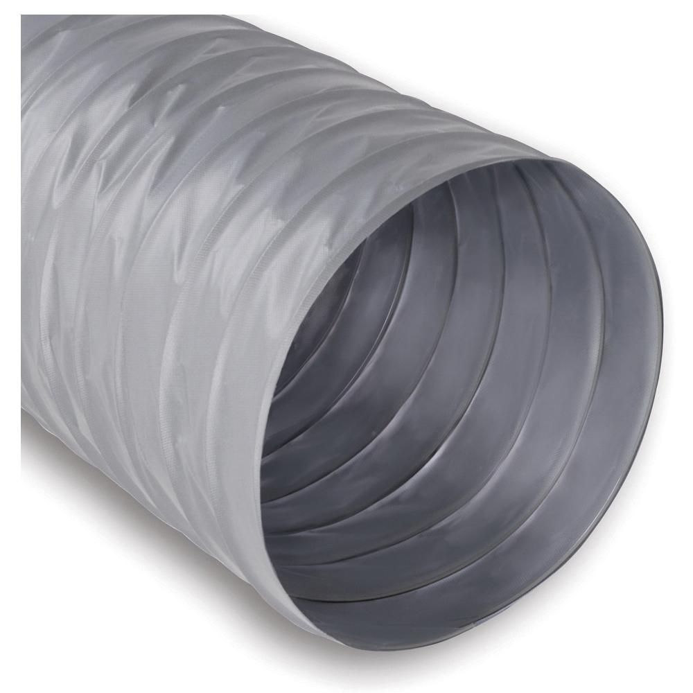 Thermaflex® Pro Series STL08 Non-Insulated Flexible Air Duct, 25 ft L, 8 in ID Dia, 1 in-WC, 16 in-WC Pressure