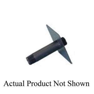 TracPipe® AutoFlare 3/4 inch NPT 6 inch L Steel Meter Termination Stub-Out, Black Oxide
