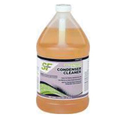 SF™ CND077301 Non-Acid Foaming Air Cooled Condenser Cleaner, Liquid, Bland/Caustic, Concentrated, 1 gal, Bottle