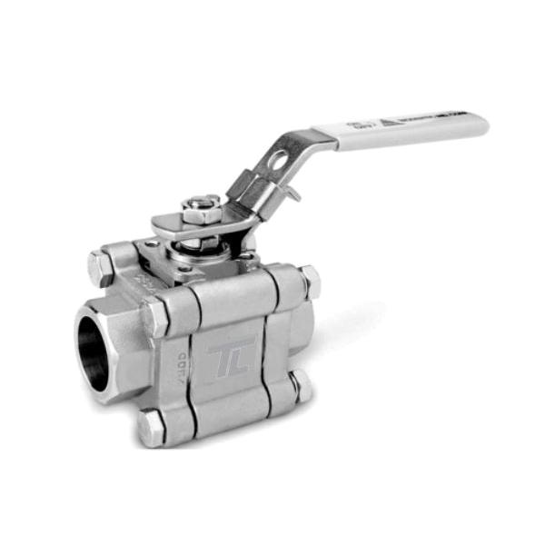 1 TRUELINE FP BV - N652 2000PSI (CWP) N652SSFB-NPT - FULL PORT - BALL VALVE - THREADED 316 SS BODY - 316 SS TRIM - RTFE SEATS - GRAPHITE PACKING - FIRESAFE - LOCKING LEVER