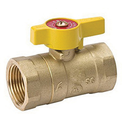 B&K™ ProLine™ 7702GE Series 110-223C Gas Ball Valve, 1/2 in, FPT, 200 psi, Lever Handle, Forged Brass