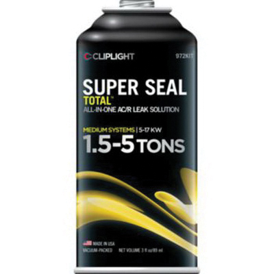 CLIPLIGHT 972KIT Super Seal Total Leak Sealant, 3 oz, Yellow