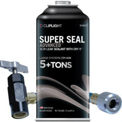 CLIPLIGHT 948KIT Super Seal Advanced Leak Sealant, 3 oz, Clear