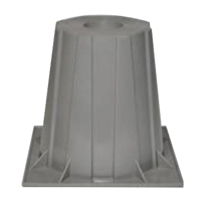 DiversiTech® HPR-6 Heat Pump Riser, 6 in Nominal, Polypropylene, Gray