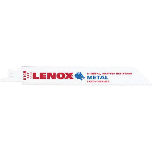 LENOX® Tuff Tooth 20564614R Reciprocating Saw Blade, 6 in L, 3/4 in W, 14 TPI, Bi-Metal Blade