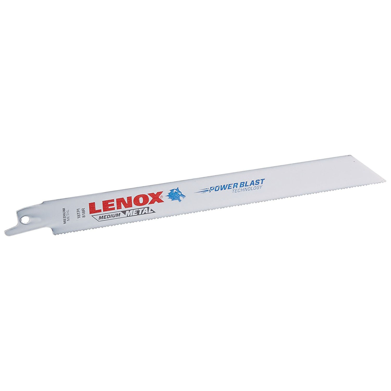 LENOX® Tuff Tooth 20578818R Reciprocating Saw Blade, 8 in L, 3/4 in W, 18 TPI, Bi-Metal Blade