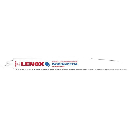 LENOX® Tuff Tooth 20582956R Reciprocating Saw Blade, 9 in L, 3/4 in W, 6 TPI, Bi-Metal Blade
