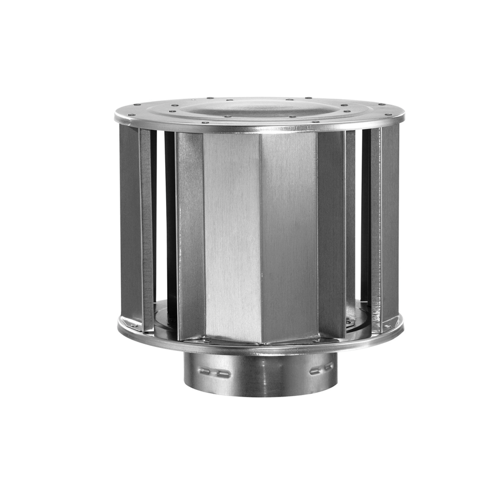 DuraVent® 8GVVTH Cap, 8 in, Twist-Lock Connection, 0.012 in Aluminum, 0.018 in Galvanized Steel
