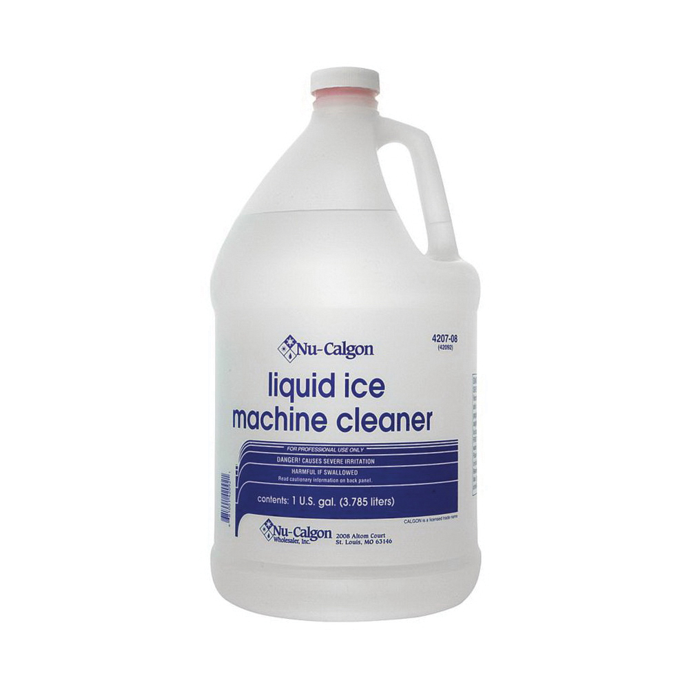 Nu-Calgon 4207-08 Ice Machine Cleaner, Liquid, Odorless, 1 gal, Bottle