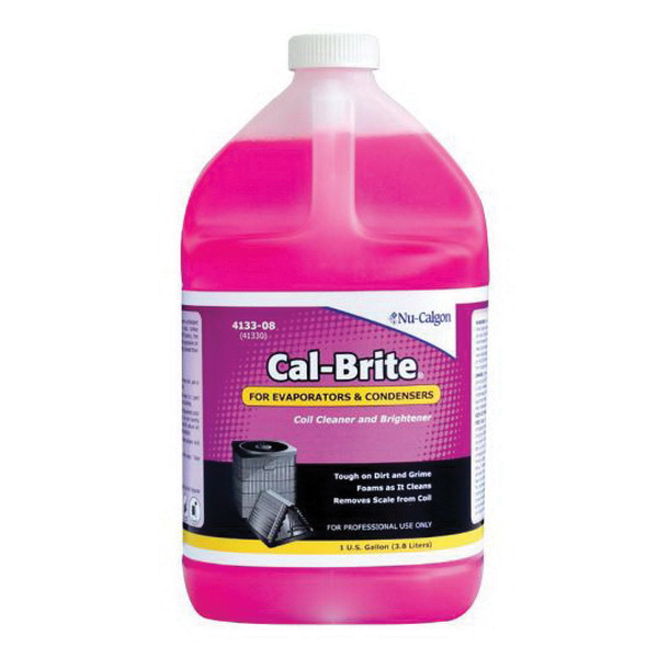 Nu-Calgon 4133-08 Cal-Brite Coil Cleaner, Bottle, Liquid