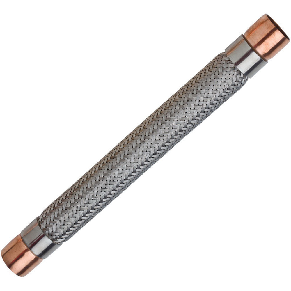 Packless VAFS-5 Vibration Absorber, 5/8 in, OD Connection, 9-3/4 in OAL, Stainless Steel Tubing